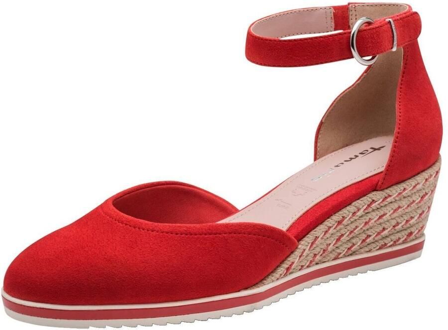 TAMARIS Sleehakpumps rood 36