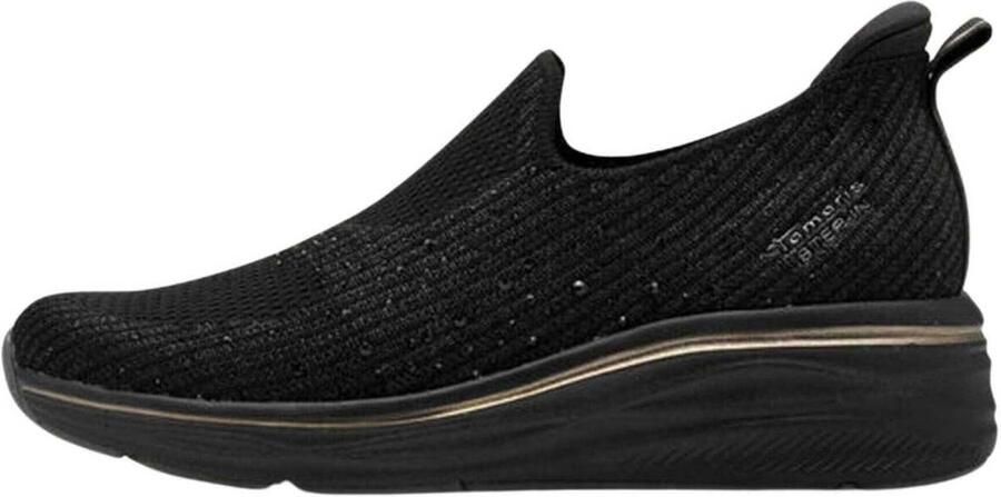 Tamaris dames instaptrainers 1-23787-45 001 Lage schoenen M2378745 Zwart - Foto 4
