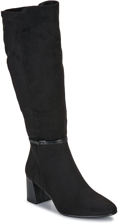 Tamaris Laarzen hakken lange laarzen in vegan-verwerking - Foto 4