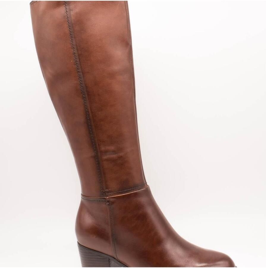 Tamaris Lange Laarzen cognac Leer - Foto 2