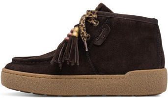 Tamaris leren hoge sneaker 1-25406-47-304 voor boho-stijl bruin - Foto 3