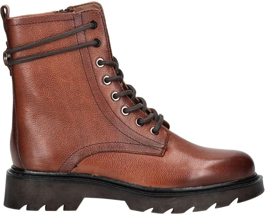 Tamaris Veterlaarsjes blokhak veterboots met schachtomwikkelende veters - Foto 2