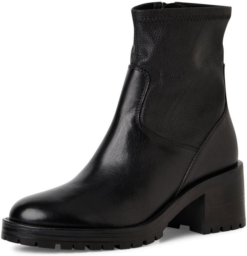 Tamaris Laarsjes blokhak herfstlaarzen business schoen met touch it-uitrusting