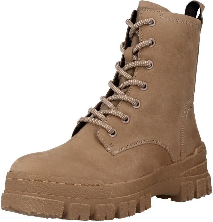 Tamaris damesleren enkellaarsjes taupe 1-25212 - Foto 2