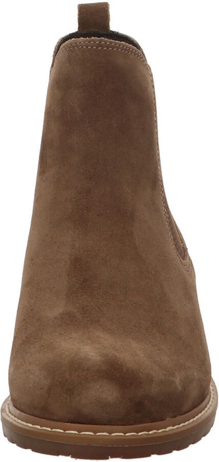 Tamaris Chelsea-laarsjes voor dames leren enkellaarsjes 1-25056-41-381 dames bruin - Foto 4