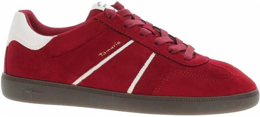 Tamaris Plateausneakers vrijetijdsschoen halfschoen veterschoen met gepolsterde schacht - Foto 2