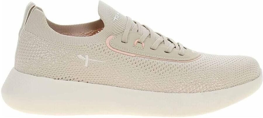Tamaris dames sneaker 1-23715-46-418 dames lage veganistische beige sneaker - Foto 4
