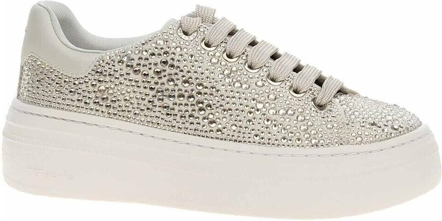 Tamaris dames sneaker 1-23795-46-179 dames lage glitter beige - Foto 3