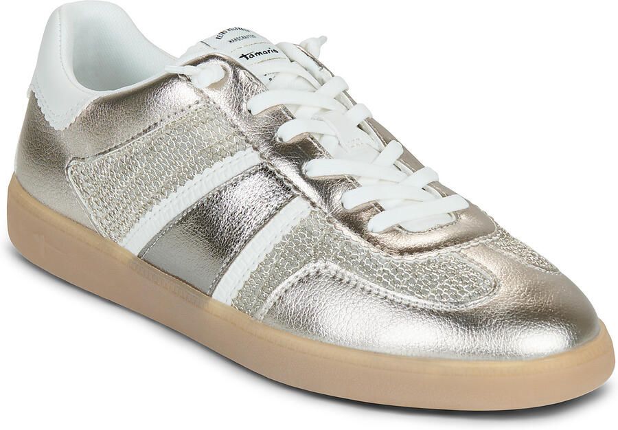 Tamaris dames sneaker 1-23639-46-957 Dames lage schoenen Metallic - Foto 5
