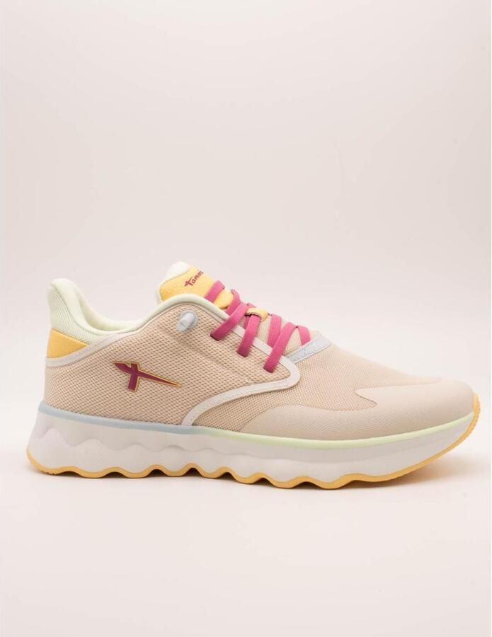 Tamaris NOWANA damestrainers 1-23700-44 430 lage damesschoenen vegan ivory - Foto 5