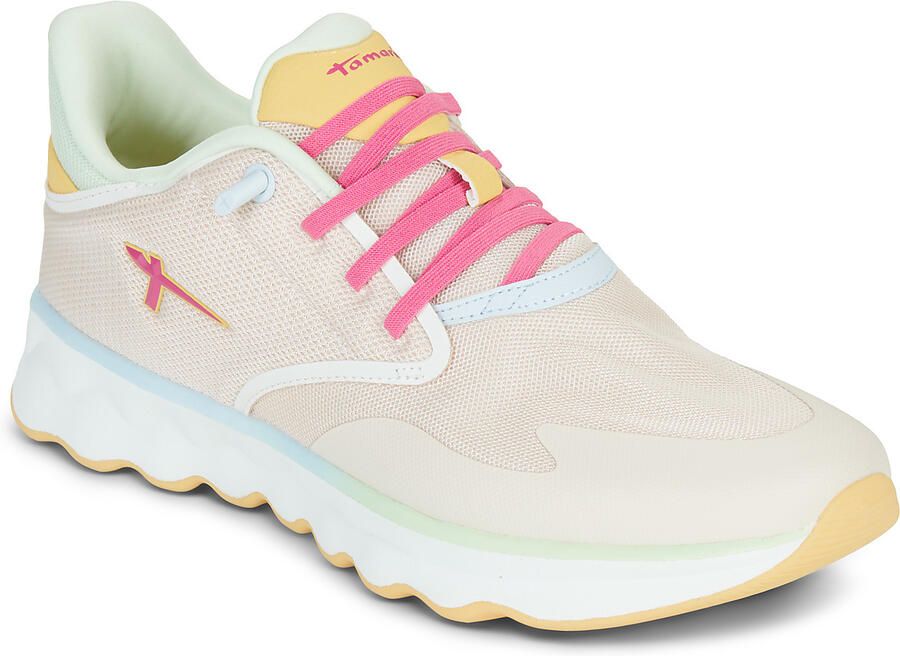 Tamaris NOWANA damestrainers 1-23700-44 430 lage damesschoenen vegan ivory - Foto 9