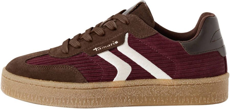 Tamaris Plateausneakers vrijetijdsschoen halfschoen veterschoen met gepolsterde schacht - Foto 8