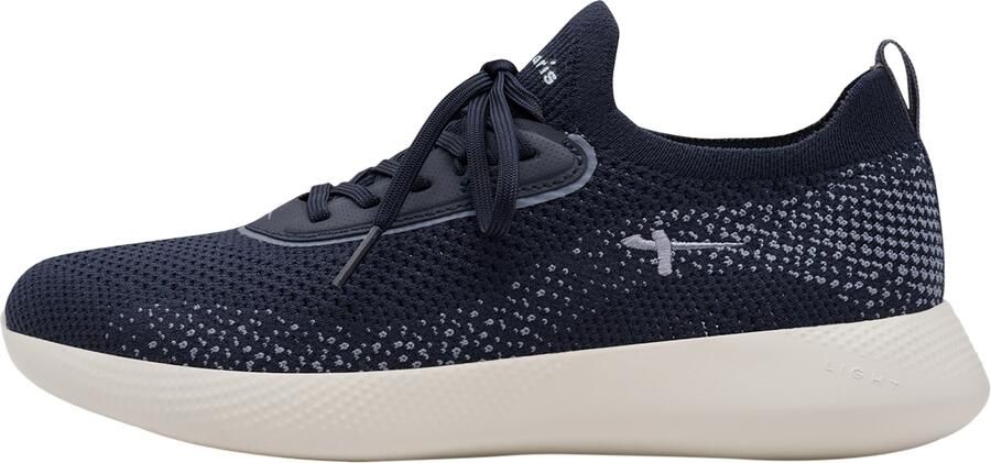 Tamaris dames sneaker 1-23715-46 805 dames lage veganistische blauwe sneaker - Foto 3