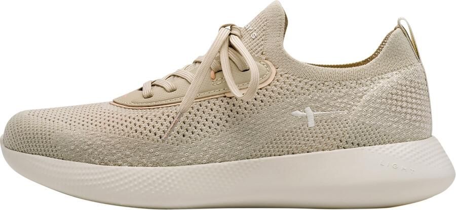 Tamaris dames sneaker 1-23715-46-418 dames lage veganistische beige sneaker - Foto 3