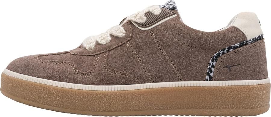 Tamaris Sneakers laag crème donkerbruin lichtgrijs zwart - Foto 6