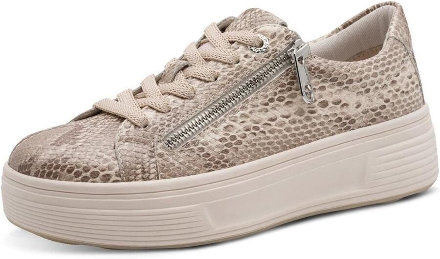Tamaris COMFORT Essentials Dames Sneakers BEIGE SNAKE - Foto 2