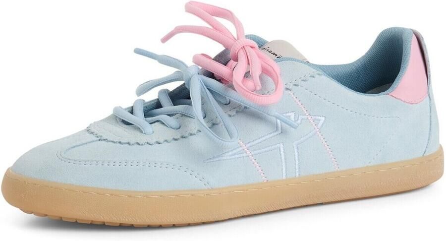 Tamaris Damessneaker 1-23609-46 880 Low Top Dames lichtblauw - Foto 2