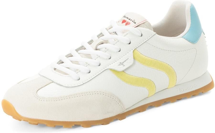 Tamaris dames sneaker 1-23614-46 197 dames lage schoenen leer wit - Foto 2