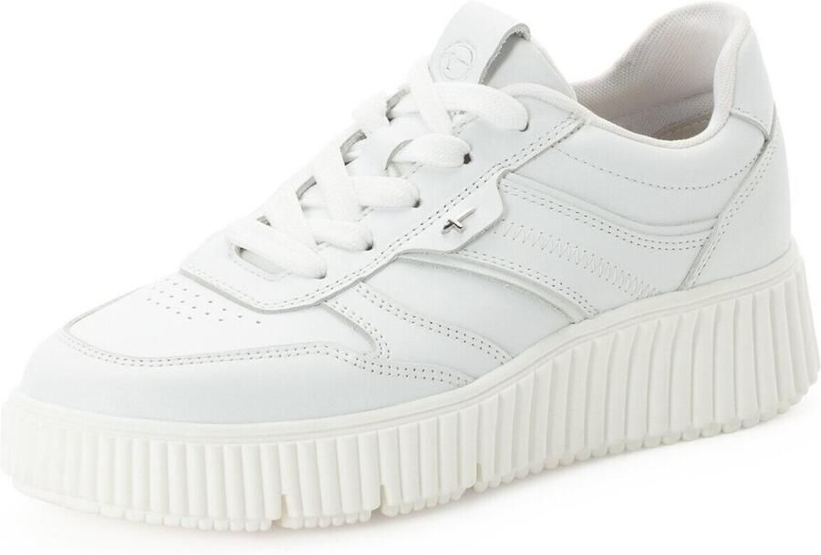Tamaris dames sneaker 1-23701-46 117 lage damesschoen leer wit - Foto 2