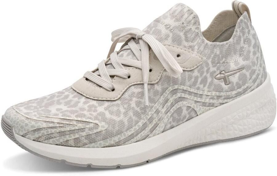 Tamaris Light Weight Sneakers Leopard grijs - Foto 3