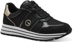 Tamaris Lage Damessneaker 1-23727-42 048 Dames Vegan M2372742 Zwart