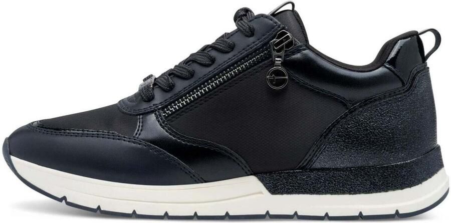 Tamaris Sneakers met sleehak vrijetijdsschoen halfhoge schoen logopatch op de schoentong - Foto 3
