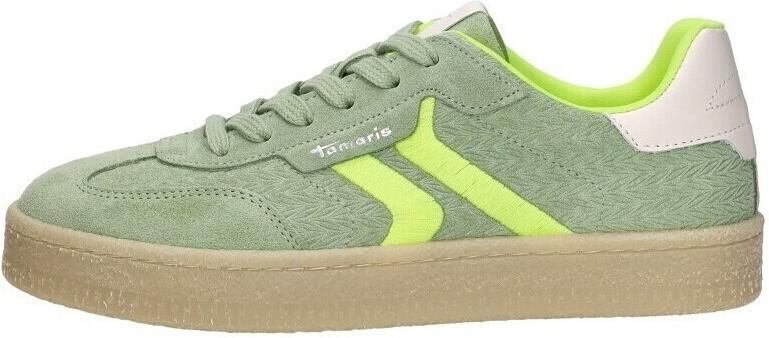 Tamaris Sneakers groen Leer Dames - Foto 15