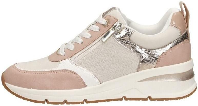 Tamaris Sneakers met sleehak vrijetijdsschoen lage schoen veterschoen met buitenrits - Foto 7