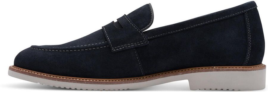 Tamaris heren leren instappers 1-14205-46-805 Lage schoenen Zakelijke schoenen blauw - Foto 2