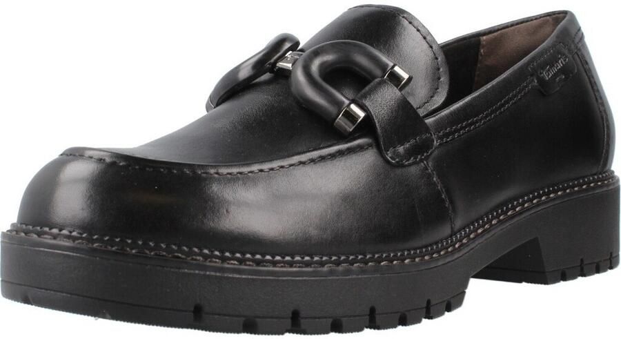 Tamaris dames leren slippers 1-24740-47-001 dames loafers zwart - Foto 3
