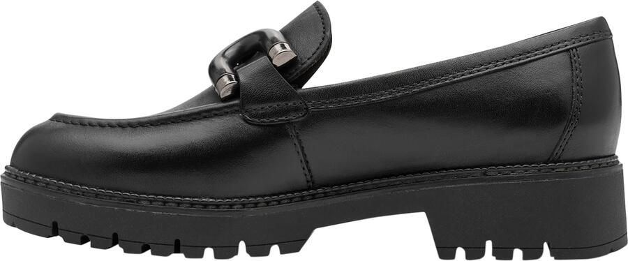 Tamaris dames leren slippers 1-24740-47-001 dames loafers zwart - Foto 4