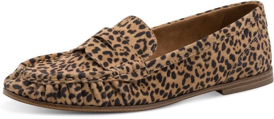 Tamaris Leopard Instappers beige Suède - Foto 5