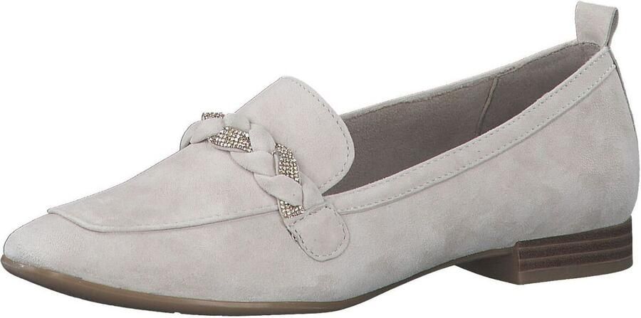 Tamaris Comfort Instappers taupe Leer Dames - Foto 4