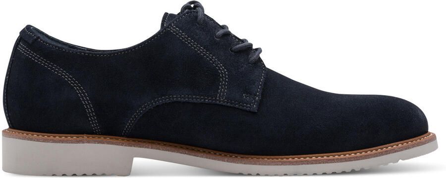 Tamaris heren leren veterschoenen 1-13205-46-805 Lage schoenen Zakelijke schoenen blauw - Foto 1