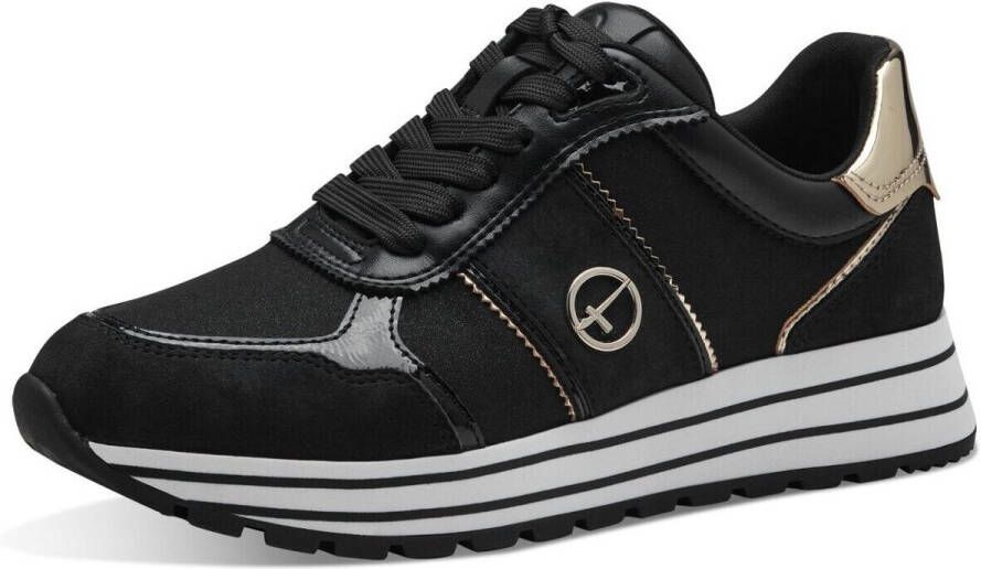 Tamaris Lage Damessneaker 1-23727-42 048 Dames Vegan M2372742 Zwart - Foto 2