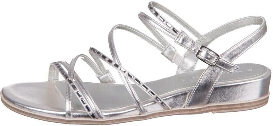 Tamaris damessandaal 1-28103-42-957 damesschoenen veganistisch M2810342 zilver - Foto 3