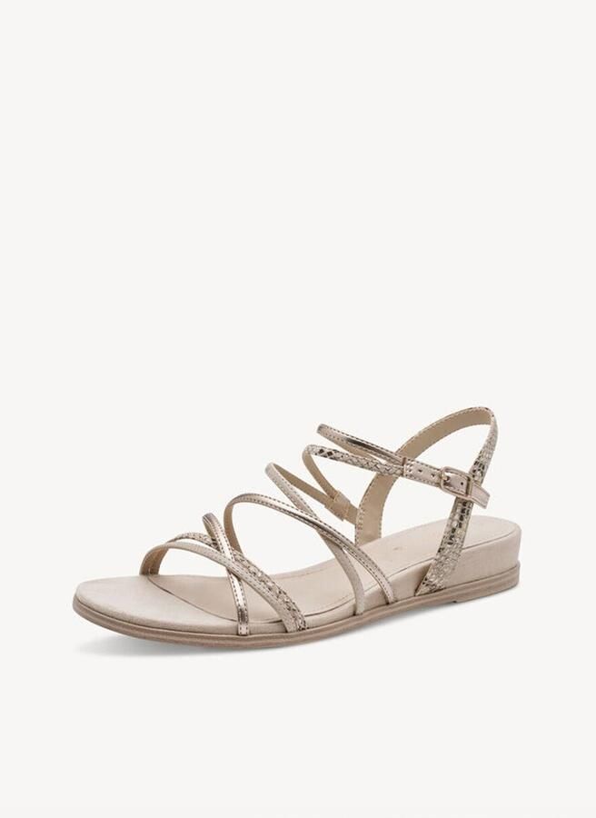 Tamaris damessandaal 1-28103-42-271 damesschoenen veganistisch M2810342 beige - Foto 4