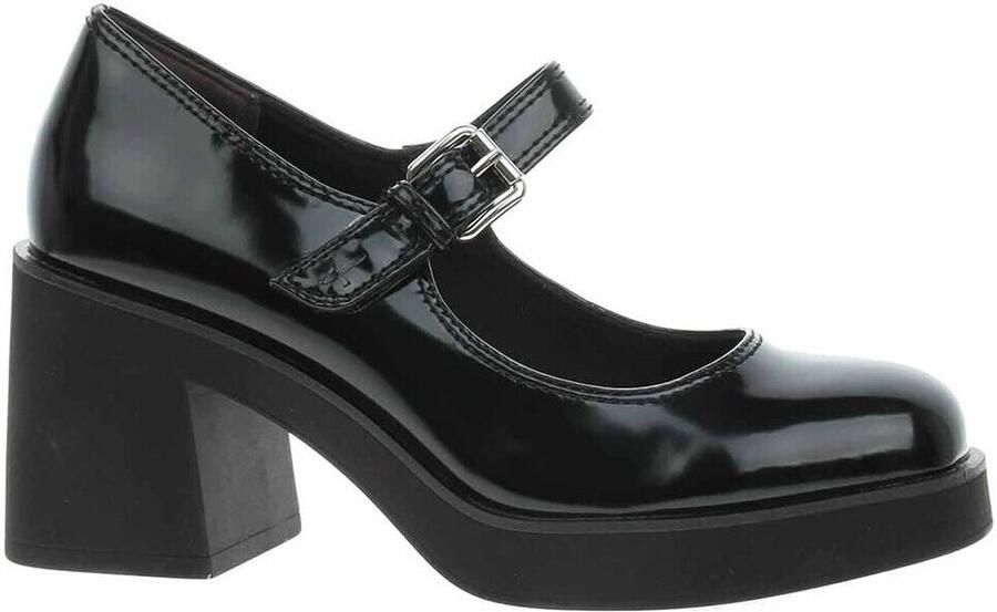 Tamaris Gesppumps blokhak partyschoen pumps in vegan verwerking - Foto 5