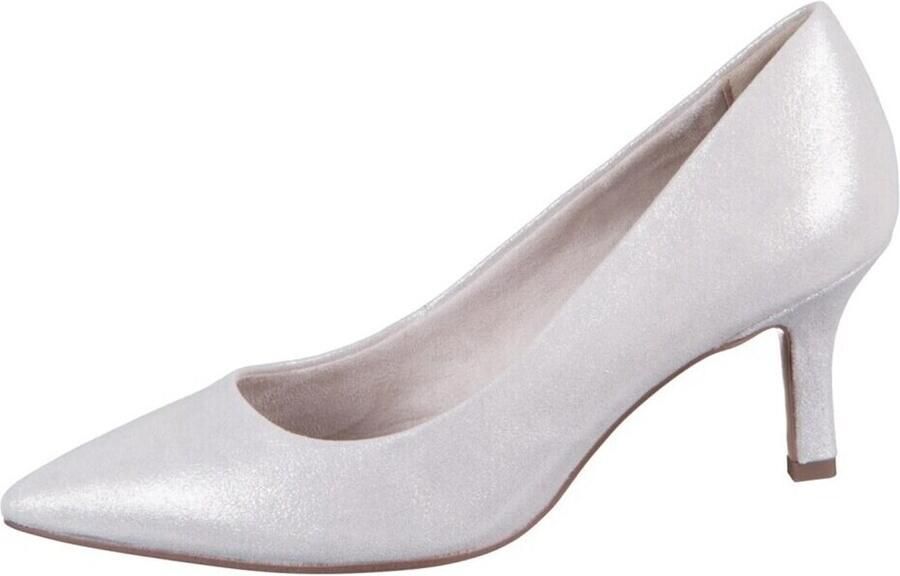 Tamaris Pumps zilver Leer Dames - Foto 3