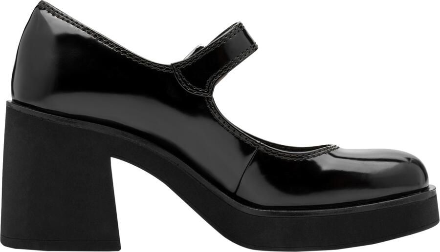 Tamaris Gesppumps blokhak partyschoen pumps in vegan verwerking - Foto 7
