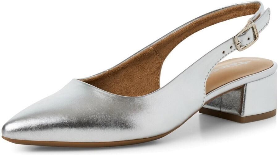 Tamaris Slingback pumps blokhak avondschoen businessschoen met verstelbare gesp - Foto 3