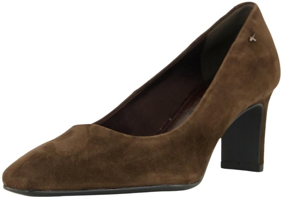Tamaris 1-22455-47 Mocca Lederen pump met hak - Foto 9