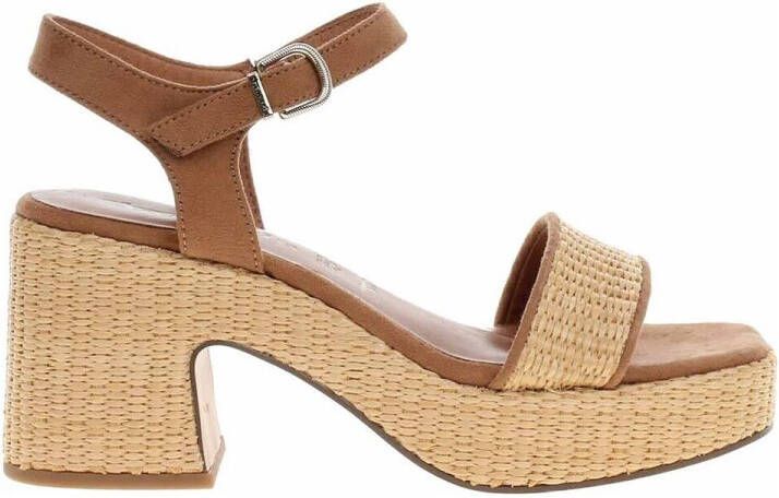 Tamaris Sandaaltjes blokhak plateau bandjessandaal met touch it-uitrusting - Foto 4