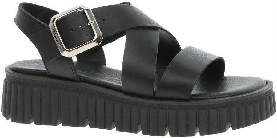 Tamaris Sandaaltjes plateau bandjessandaal zomerschoen met touch it-uitrusting - Foto 3