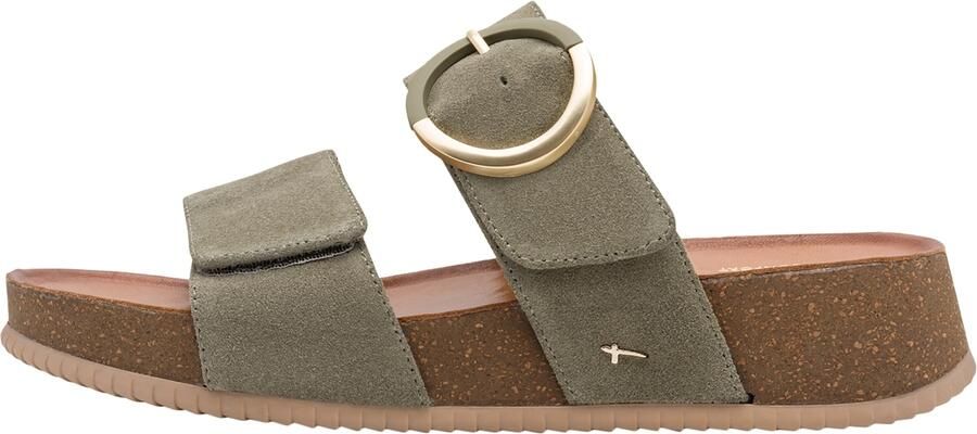 Tamaris Comfort Essentials Dames Slippers SAGE GROEN SUEDE - Foto 2