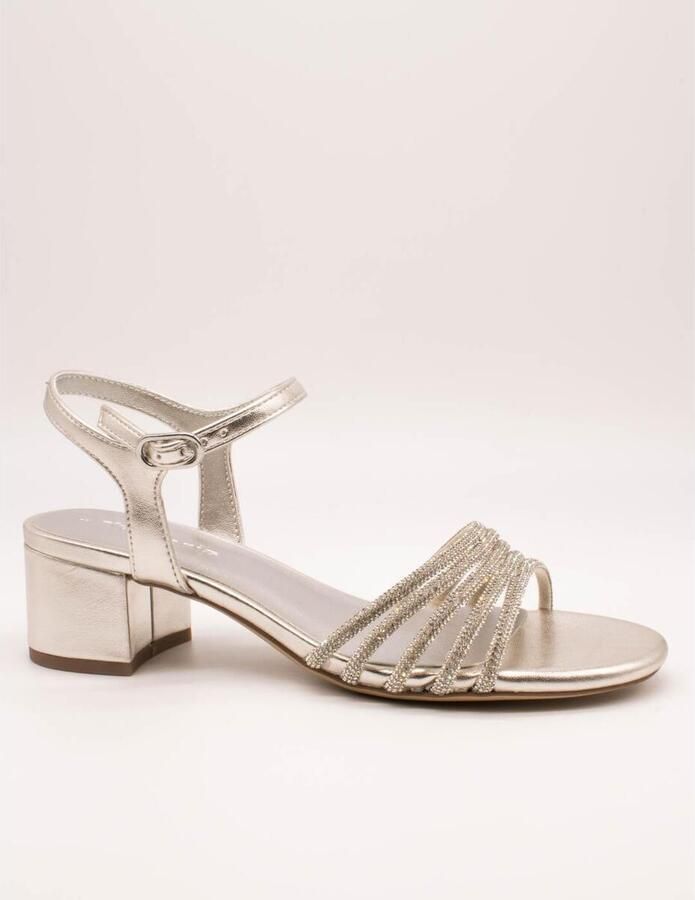 Tamaris damessandaal 1-28248-44 957 damesschoenen vegan M2824844 metallic - Foto 3