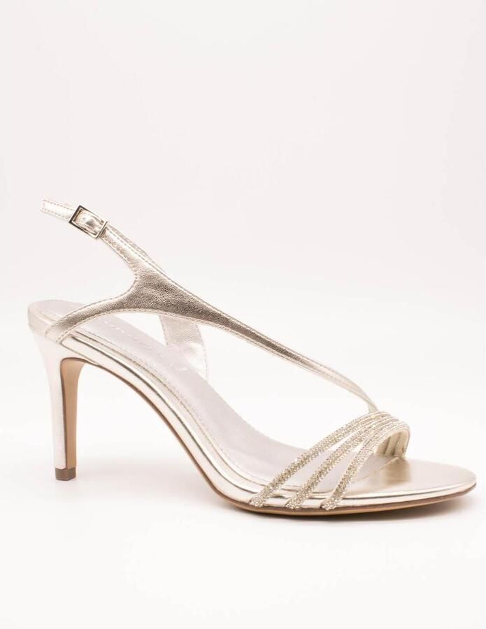 Tamaris Sandalen met hakken 28373-46-957 Platinu - Foto 3