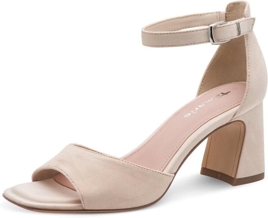 Tamaris damessandaaltjes 1-28318-46-251 damesschoenen elegant textiel beige - Foto 10