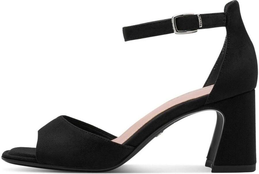 Tamaris damessandaaltjes 1-28318-46-001 damesschoenen elegant textiel zwart - Foto 8