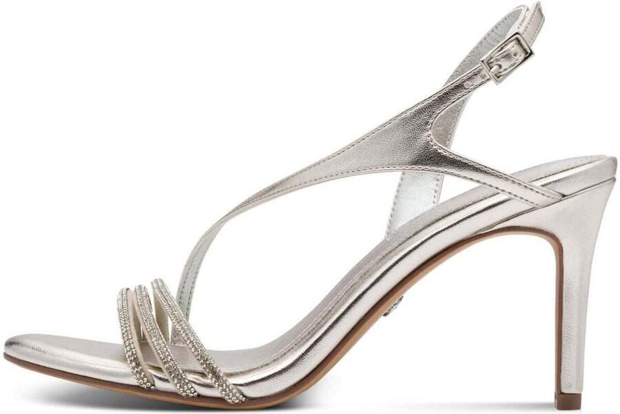 Tamaris Sandalen met hakken 28373-46-957 Platinu - Foto 4